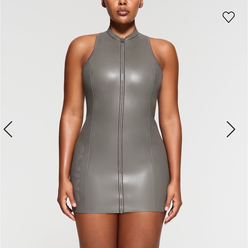 SKIMS scuba mock neck dress